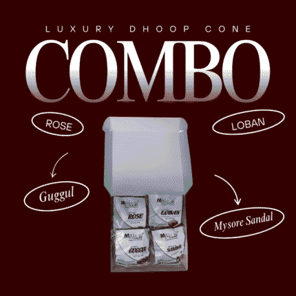 Melloow Luxury Rose Loban Guggul Mysore Sandal