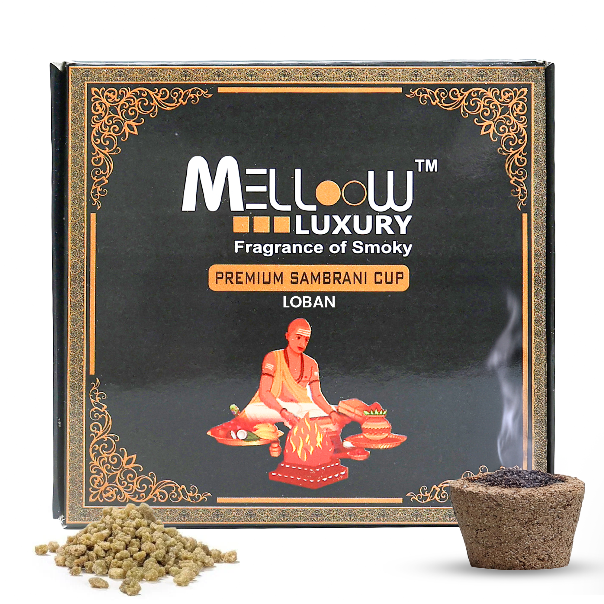 Luxury Fragrance Sambrani Loban Cup Luxury Fragrance Sambrani Loban Cup