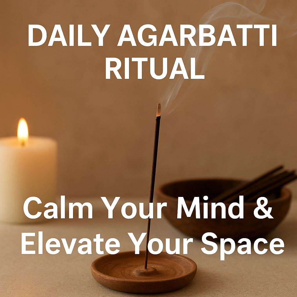 Daily Agarbatti Ritual – Calm Your Mind & Elevate Your Space
