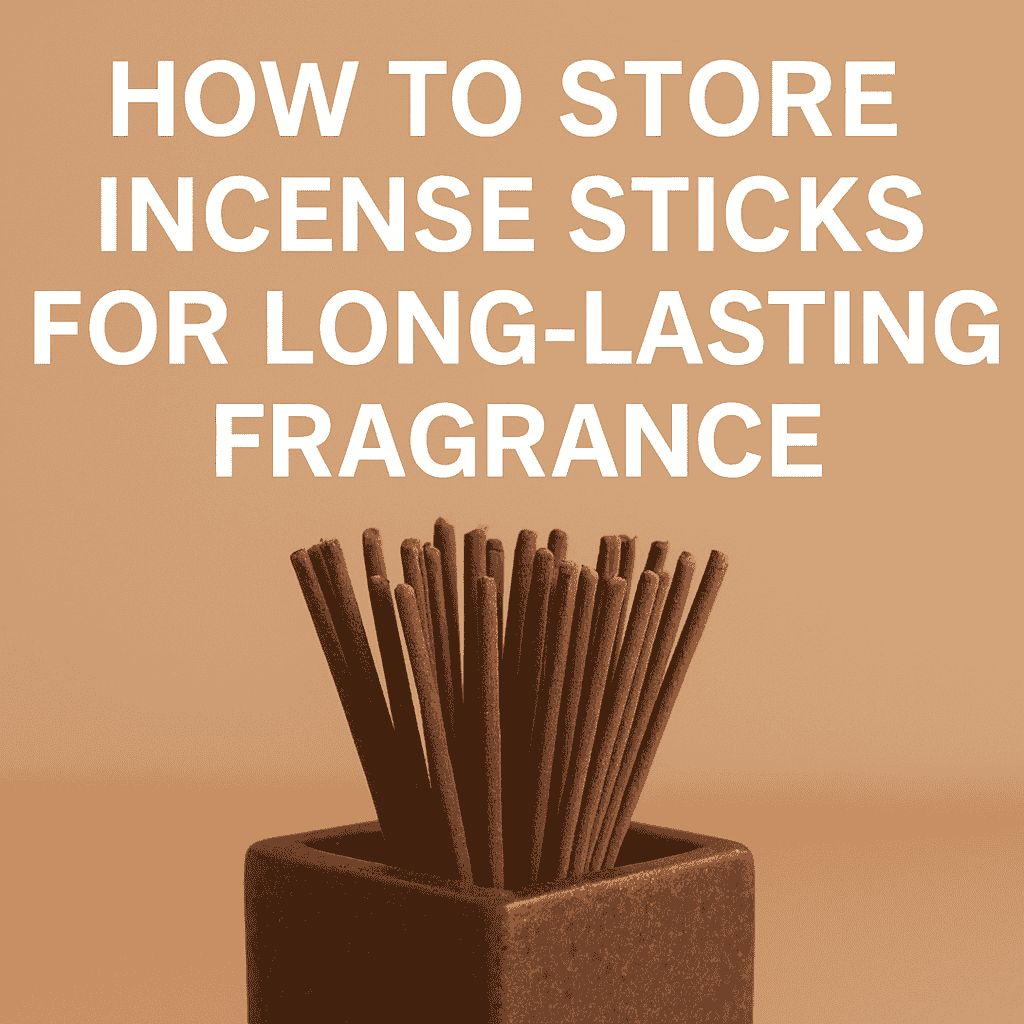 How to Store Incense Sticks for Long-Lasting Fragrance
