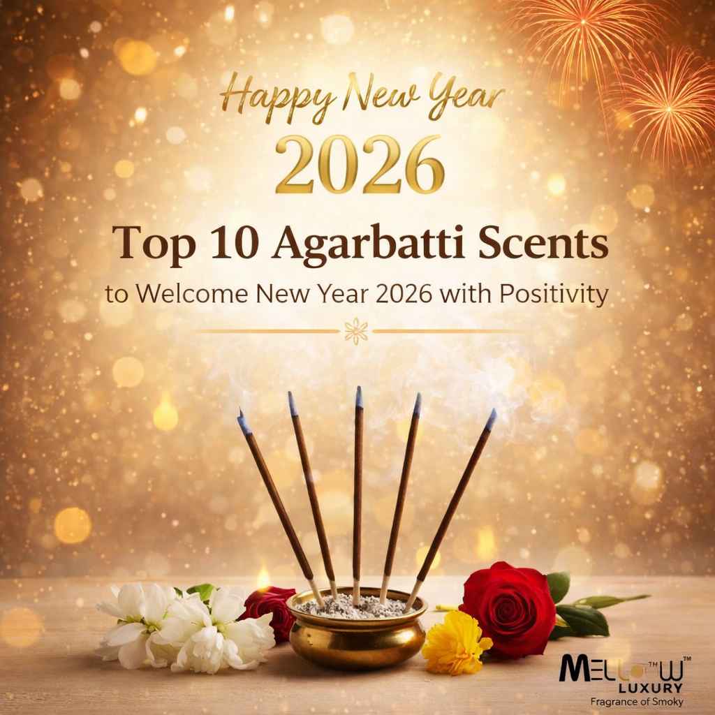 Top 10 Agarbatti Scents to Welcome New Year 2026 with Positivity