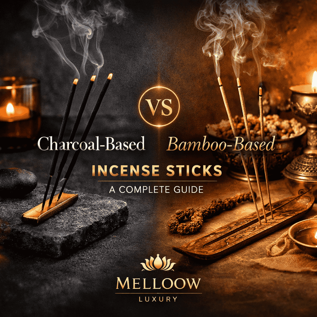 Charcoal-Based vs Bamboo-Based Incense Sticks A Complete Guide