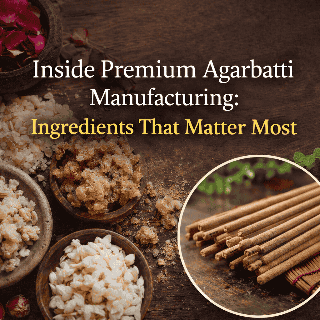 Inside Premium Agarbatti Manufacturing Ingredients That Matter Most