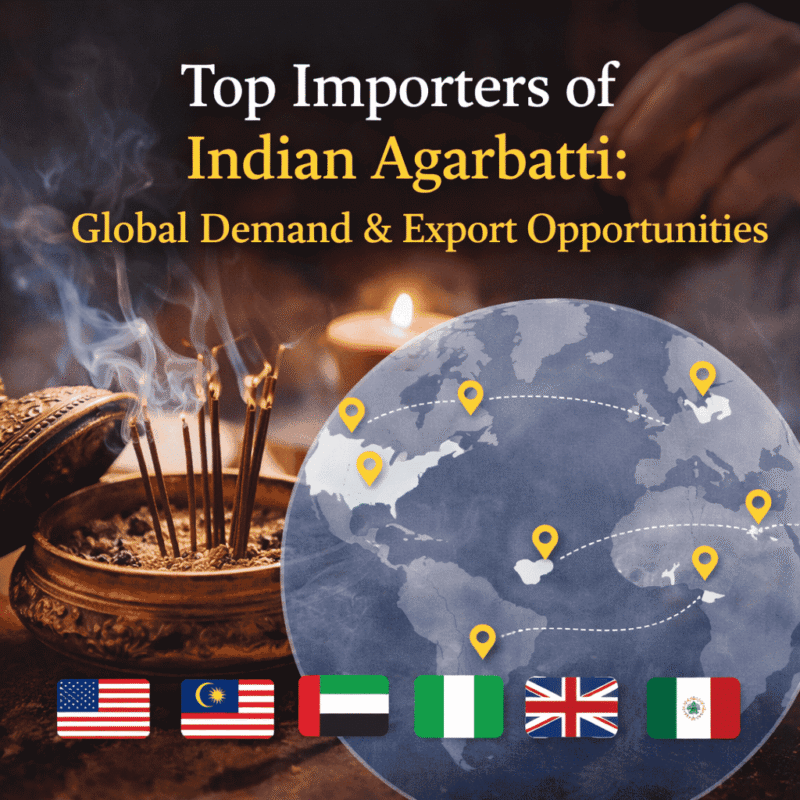 Top Importers of Indian Agarbatti Global Demand & Export Opportunities
