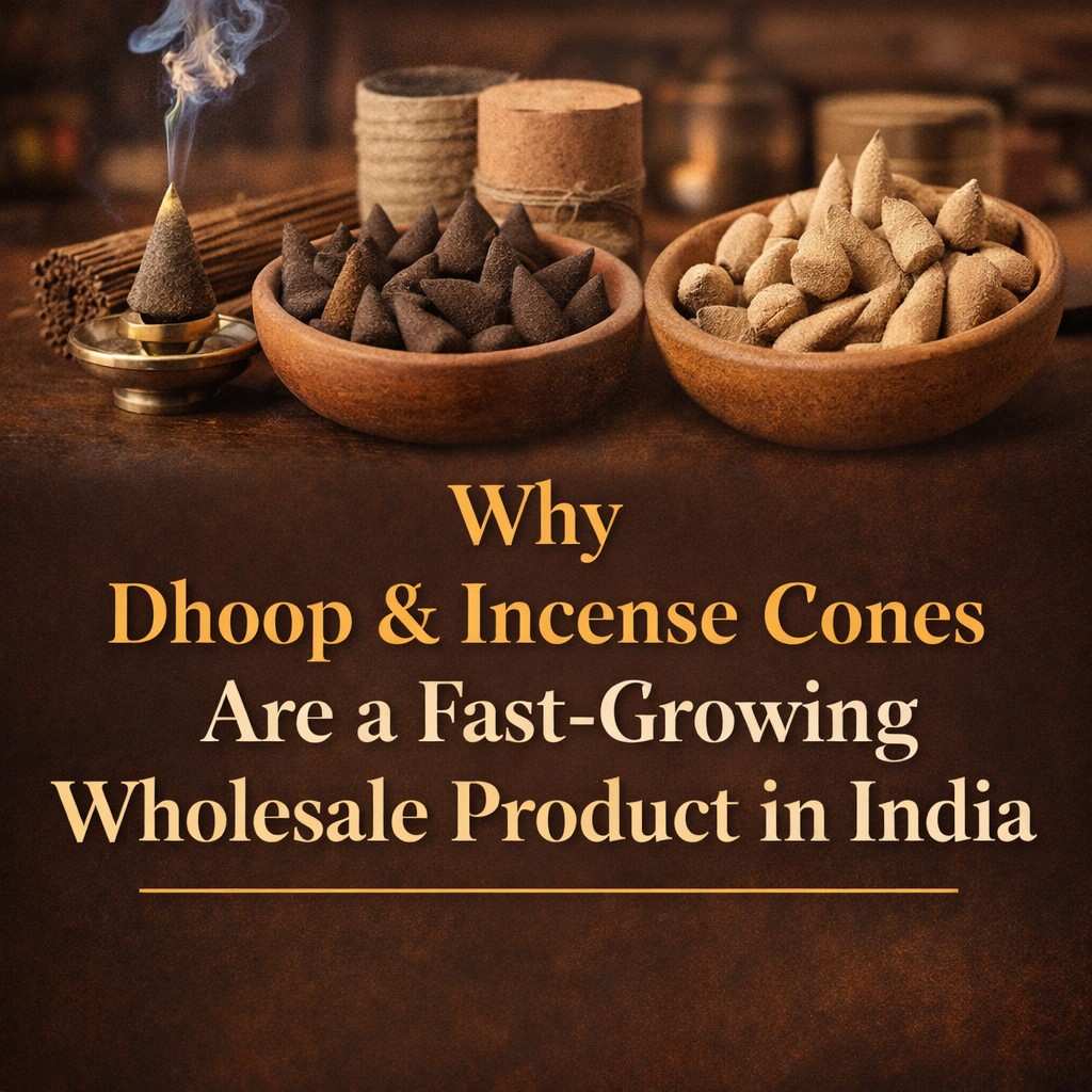 Why Dhoop & Incense Cones Are a Fast-Growing Wholesale Product in India