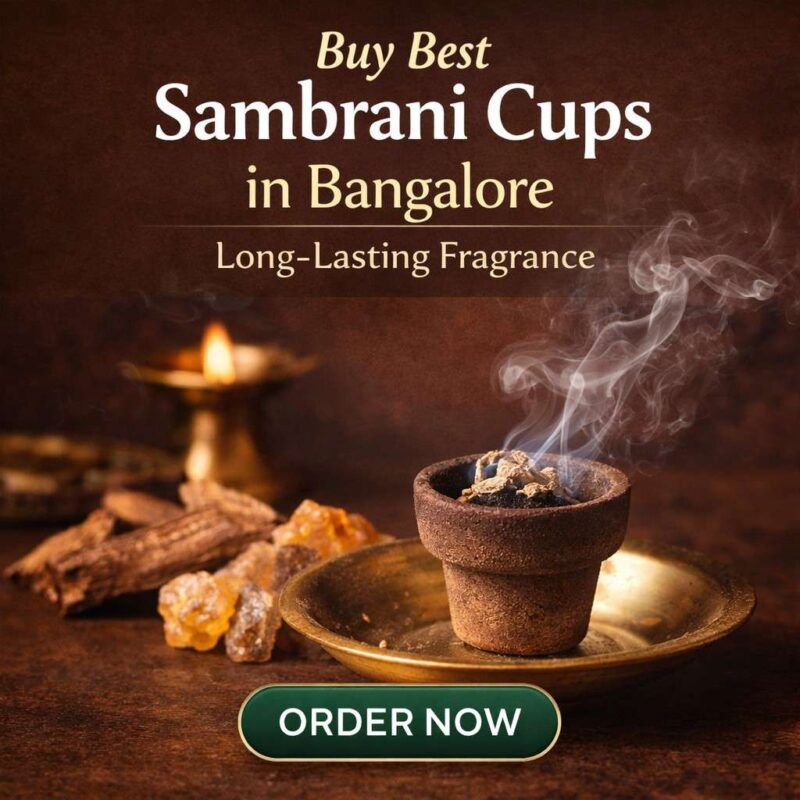 Buy Best Sambrani Cups in Bangalore Long-Lasting Fragrance