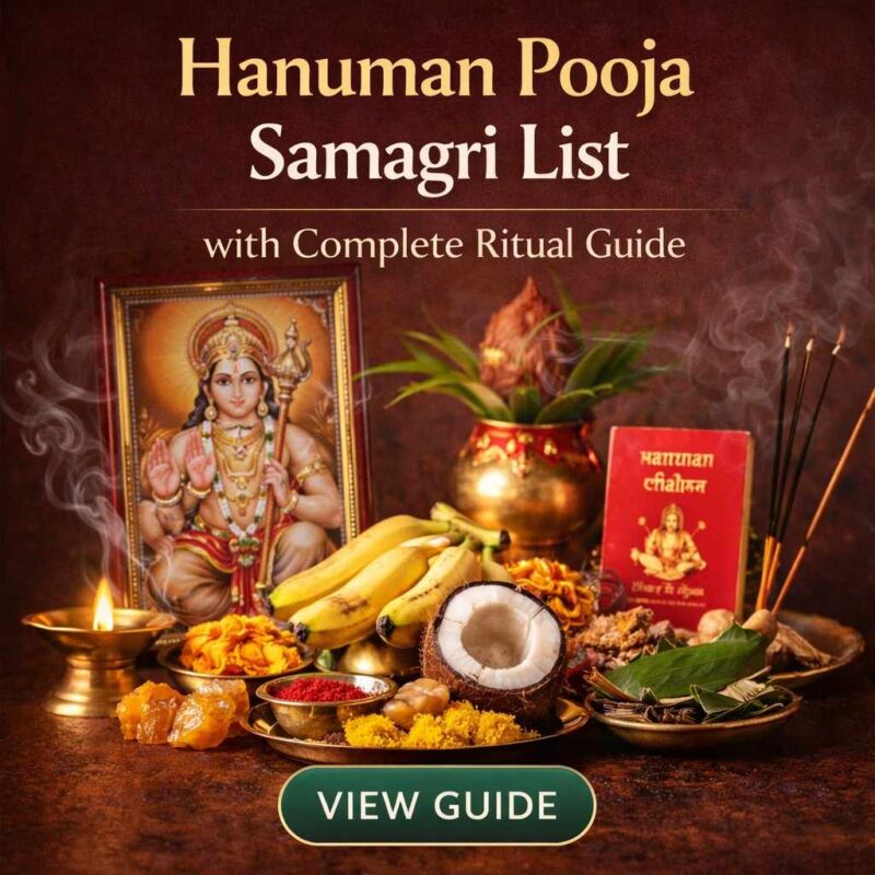 Hanuman Pooja Samagri List with Complete Ritual Guide