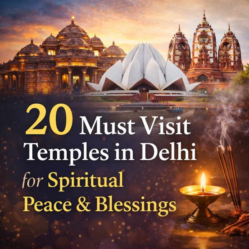 20 Must Visit Temples in Delhi for Spiritual Peace & Blessings