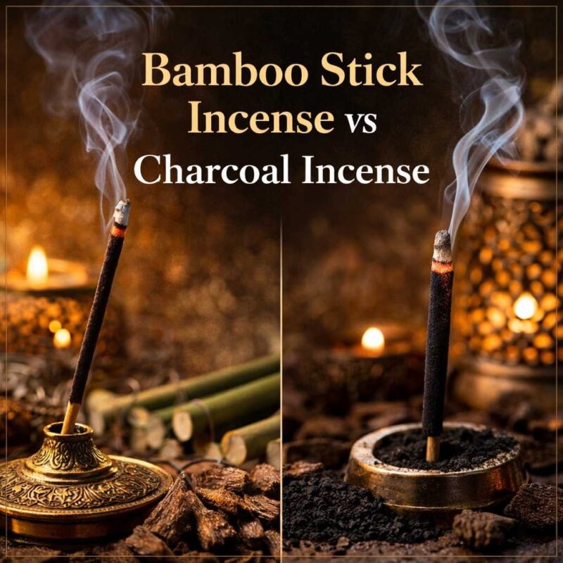 Bamboo Stick Incense vs Charcoal Incense