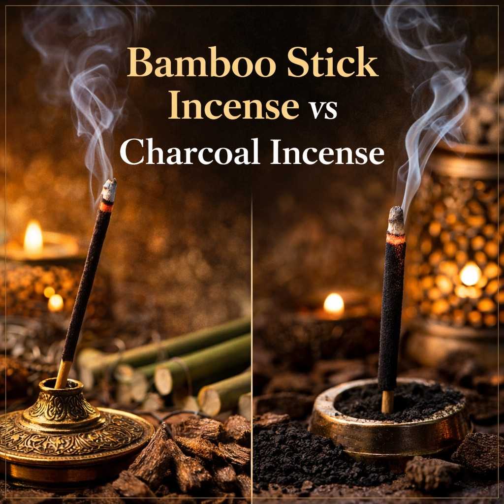 Bamboo Stick Incense vs Charcoal Incense