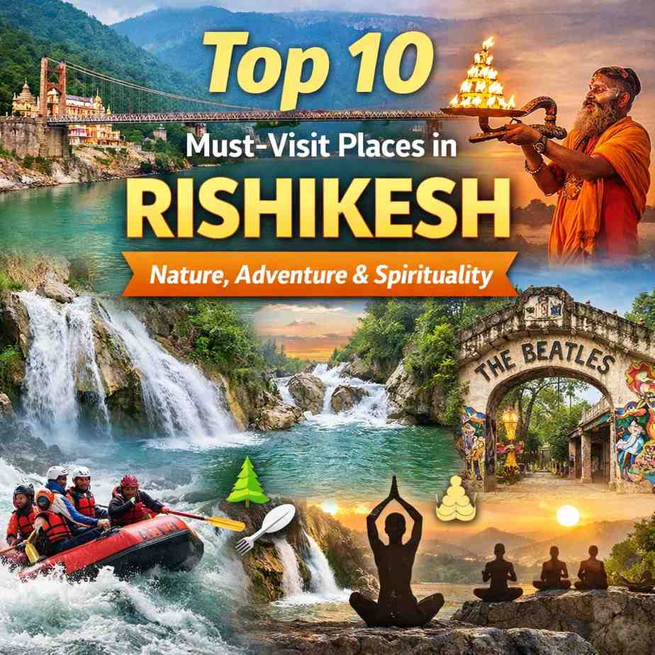 Top 10 Must-Visit Places in Rishikesh for Nature, Adventure & Spirituality