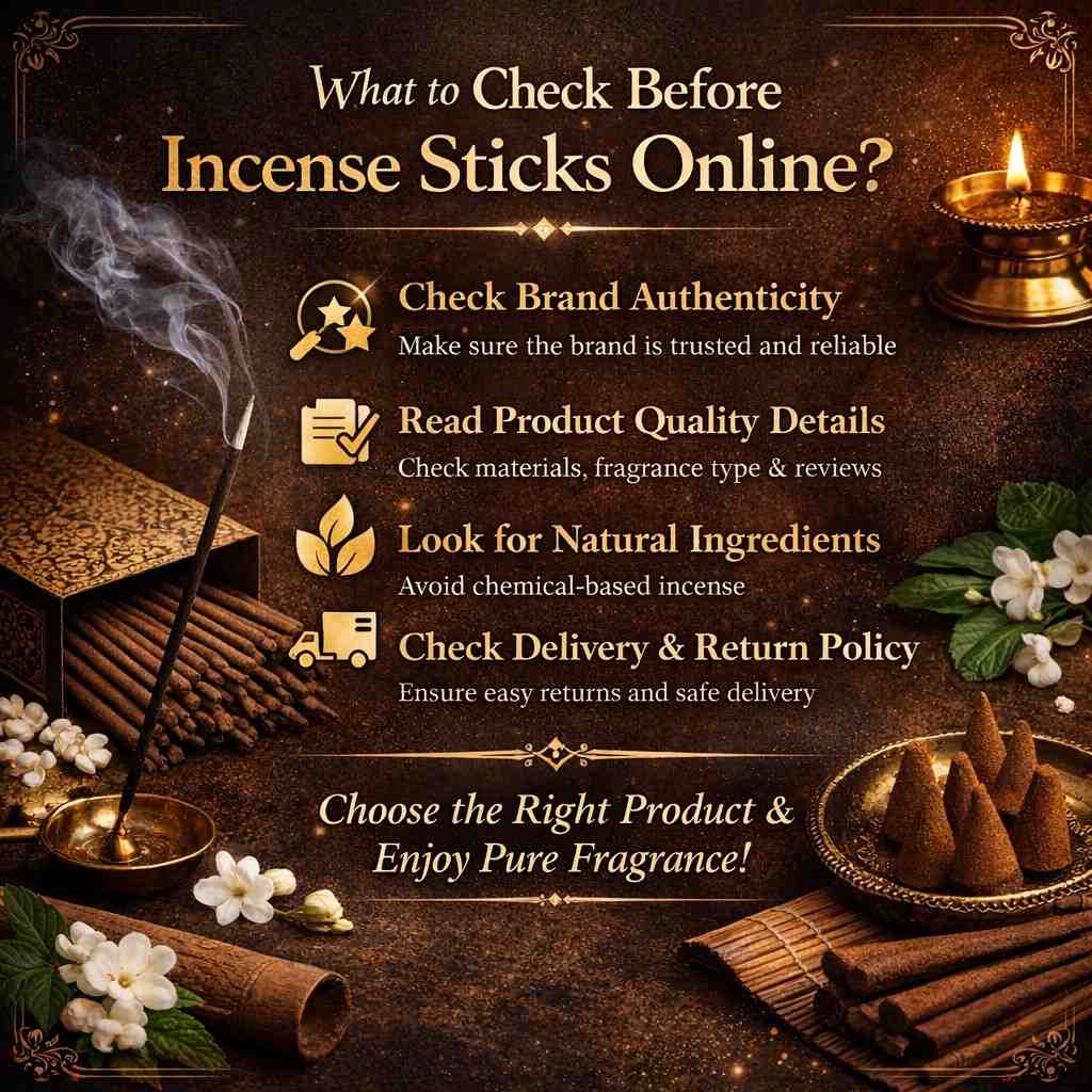 What to Check Before Buying Incense Sticks Online