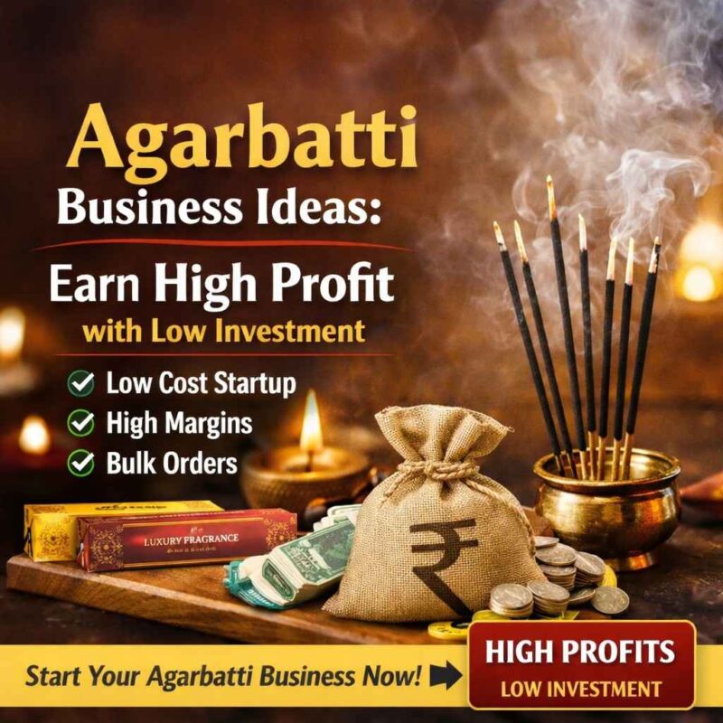 Agarbatti Business Ideas Earn High Profit with Low Investment