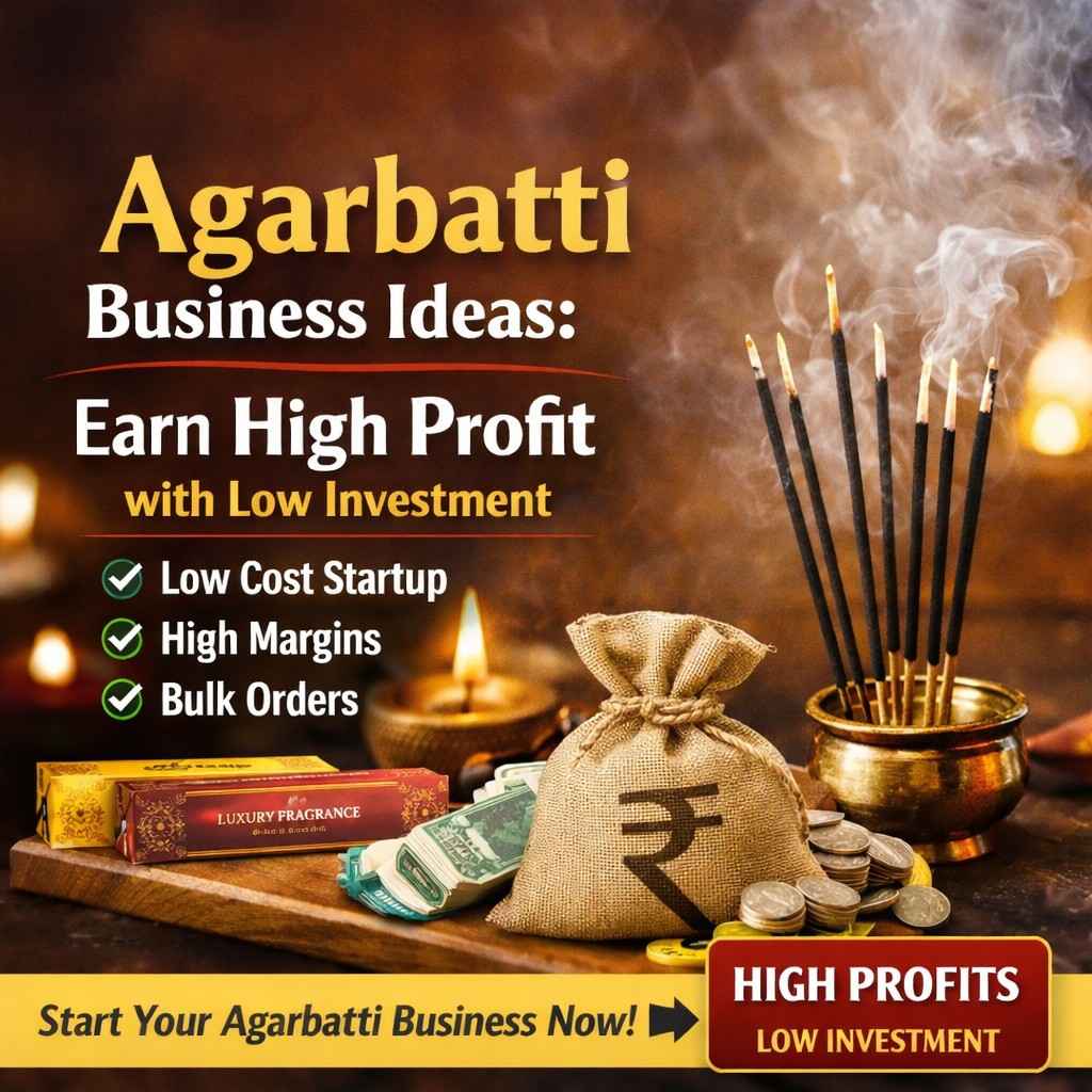 Agarbatti Business Ideas Earn High Profit with Low Investment