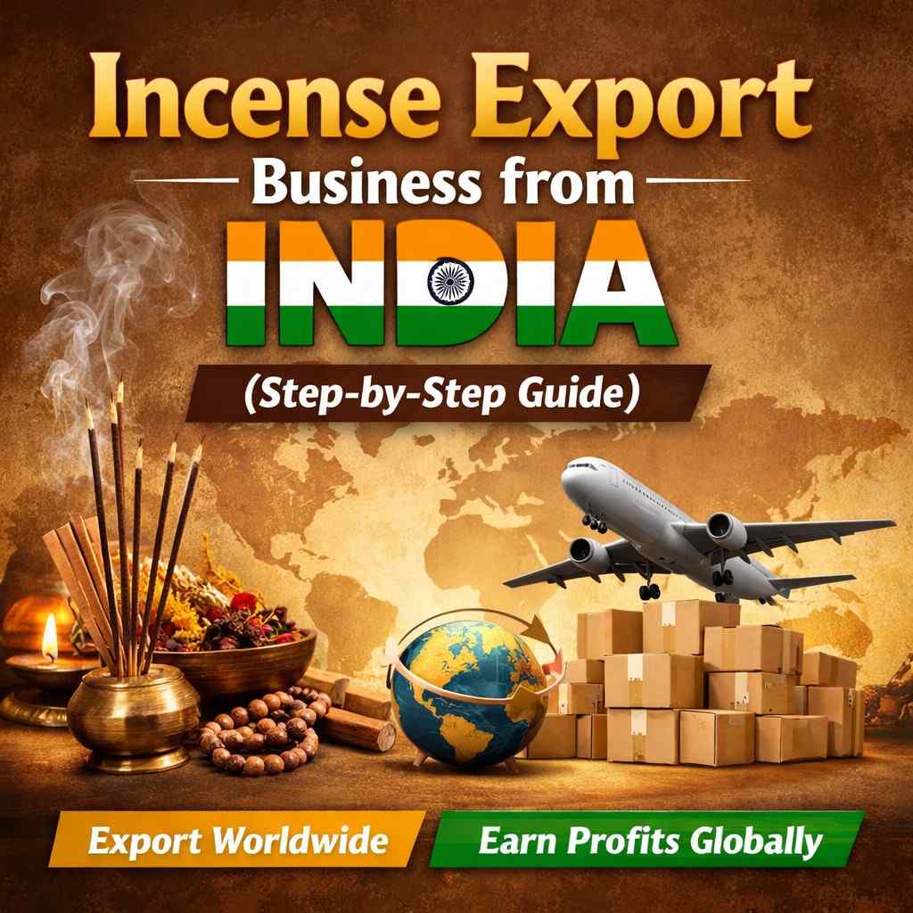 Incense Export Business from India (Step-by-Step Guide)