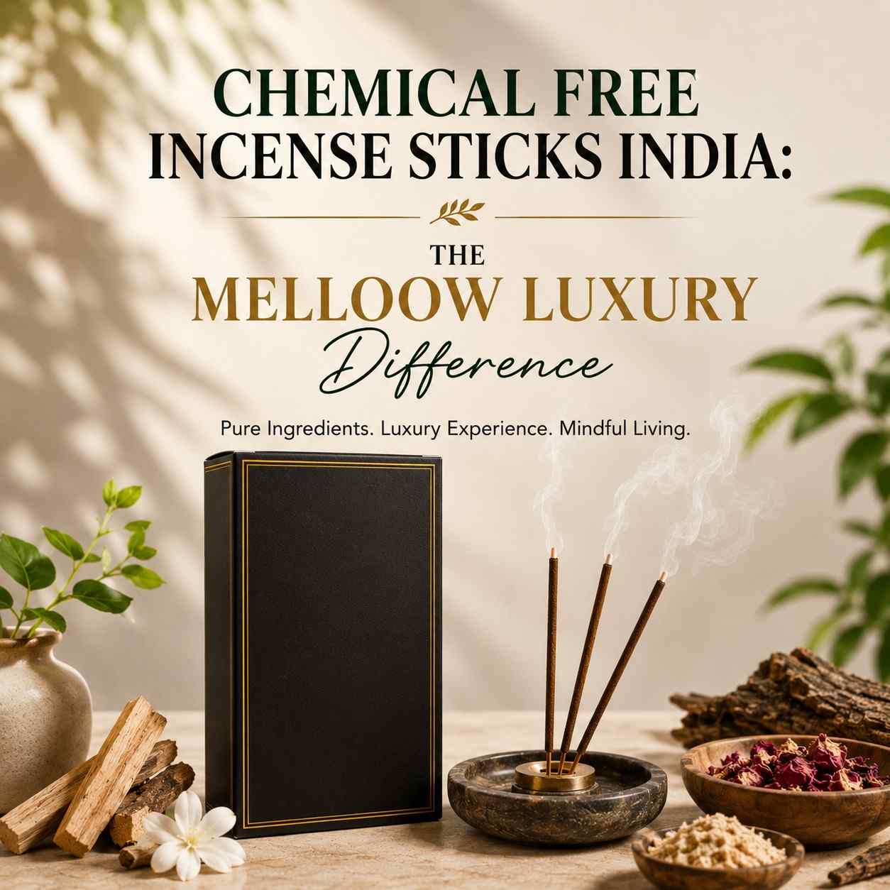 Chemical Free Incense Sticks India The Melloow Luxury Difference