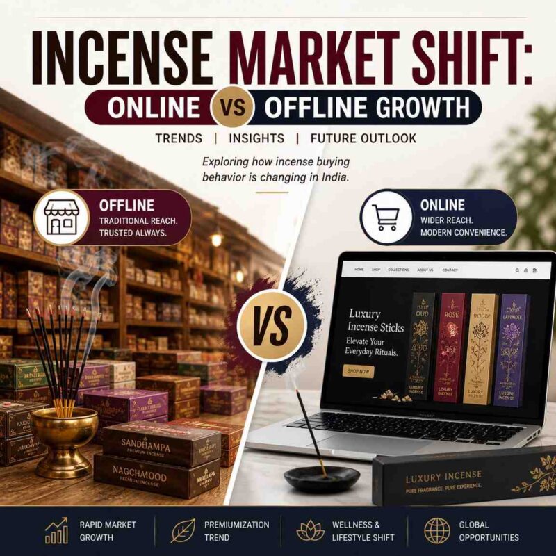 Incense Market Shift Online vs Offline Growth