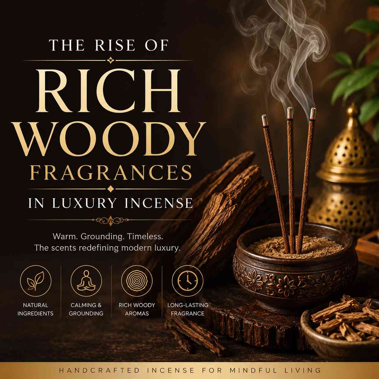 The Rise of Rich Woody Fragrances in Luxury Incense