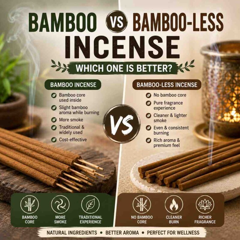 Bamboo vs Bamboo-Less Incense Which One is Better