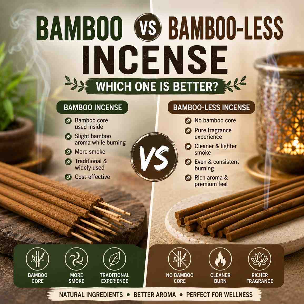 Bamboo vs Bamboo-Less Incense Which One is Better