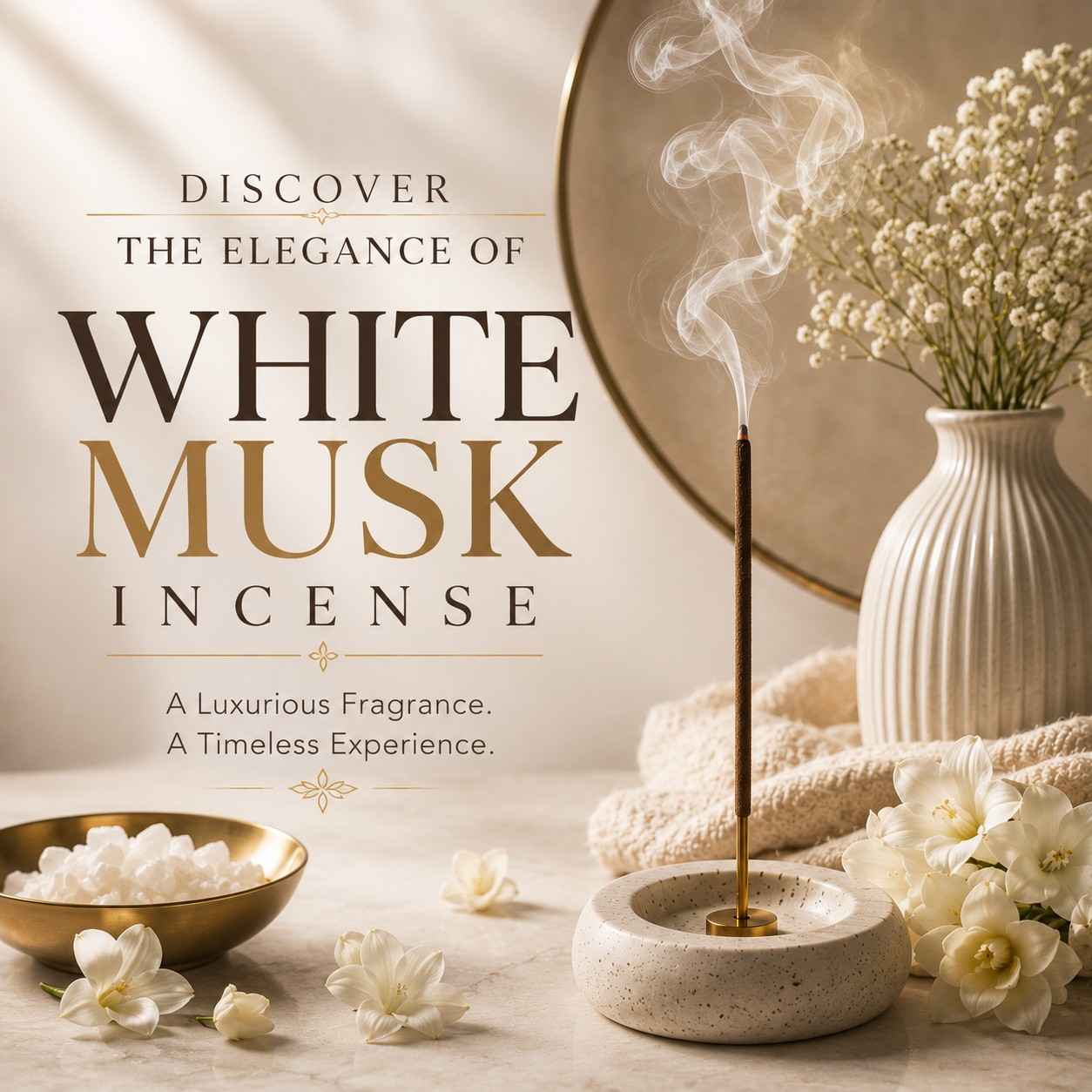Discover the Elegance of White Musk Incense