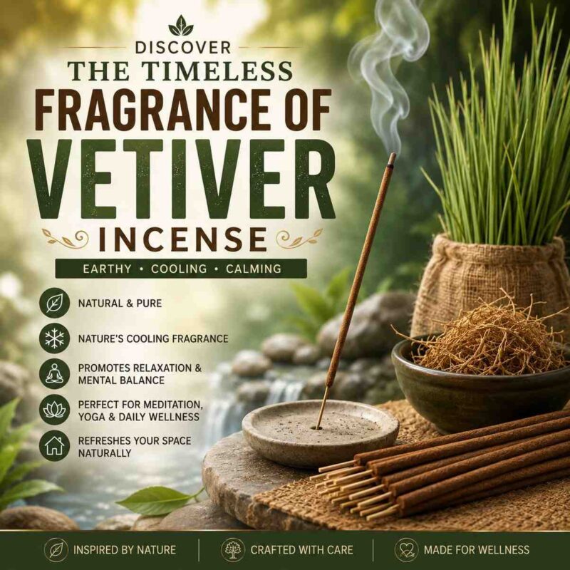Discover the Timeless Fragrance of Vetiver Incense