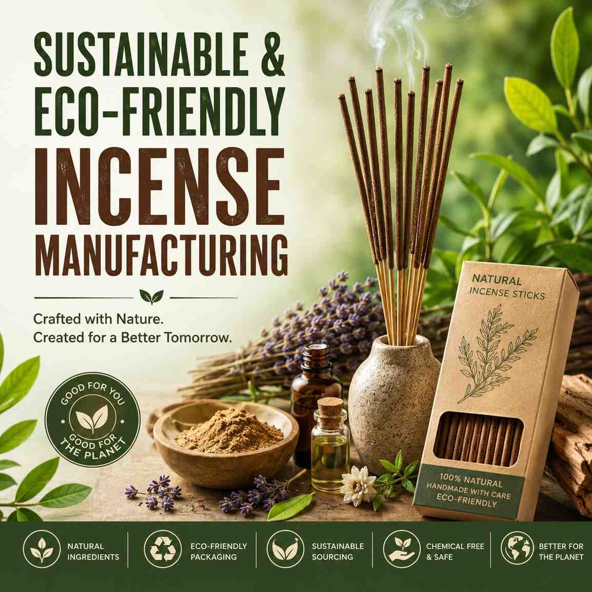 Sustainable & Eco-Friendly Incense Manufacturing