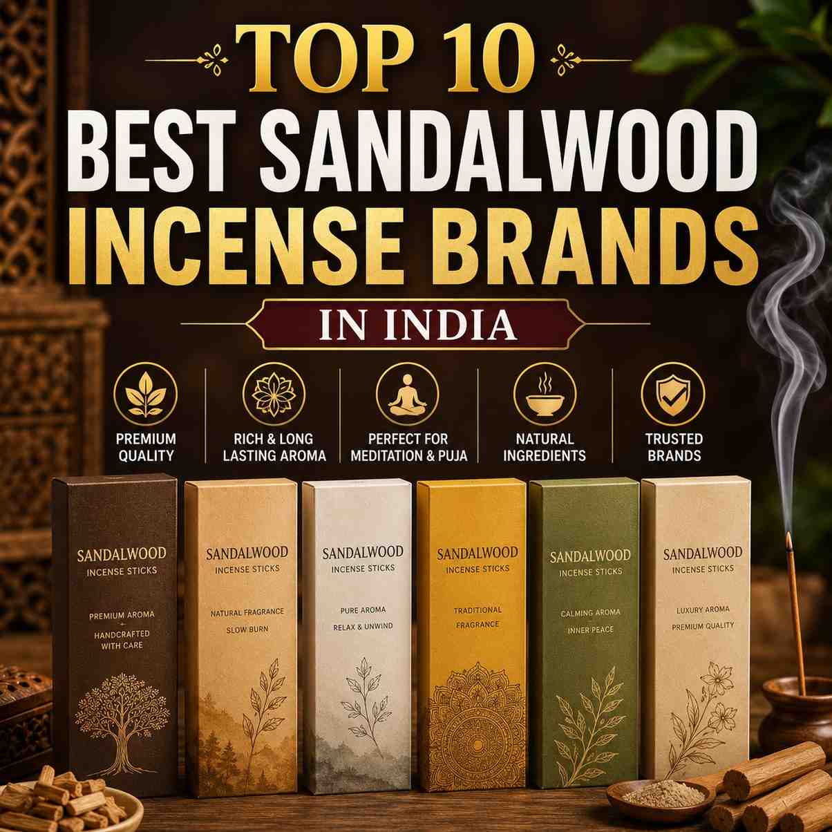 Top 10 Best Sandalwood Incense Brands in India