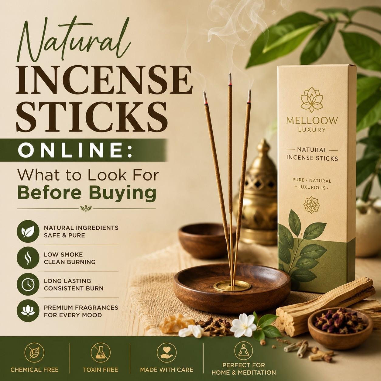Natural Incense Sticks Online What to Look For Before Buying